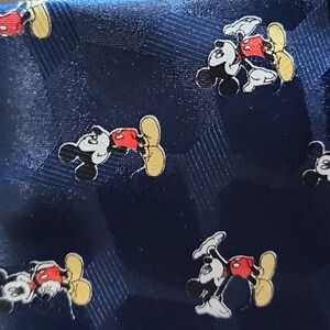 MICKEY UNLIMITED Character Tie Standard Blue Polyester